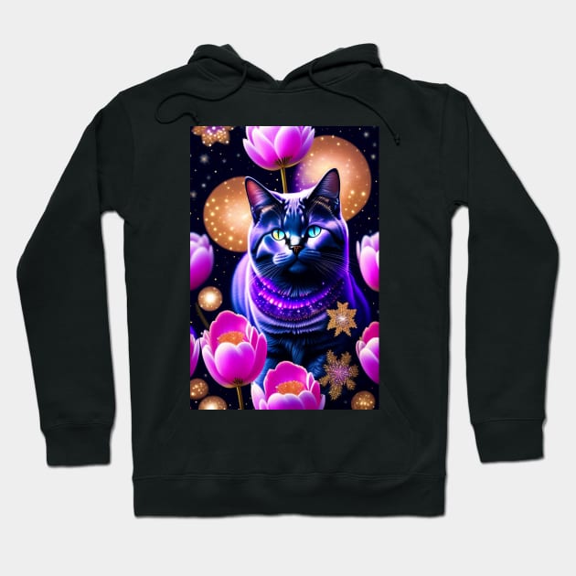 Blingy British Shorthair Hoodie by Enchanted Reverie